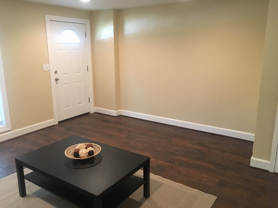 gorgeous flooring in the large living room