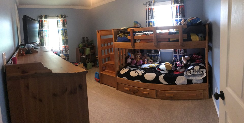 bedroom spacious bedrooms w/ custom closets